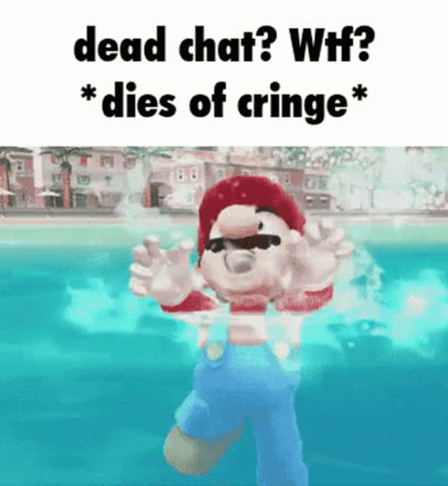 Super Mario Bro Cringe Chat GIF