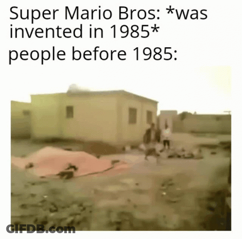 Super Mario Bros Invented In 1985 GIF