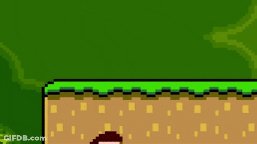 Super Mario Brothers Domino Effect Gameplay GIF