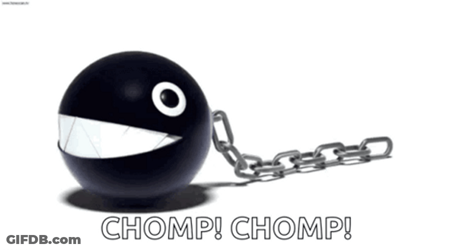 Super Mario Chain Chomp GIF