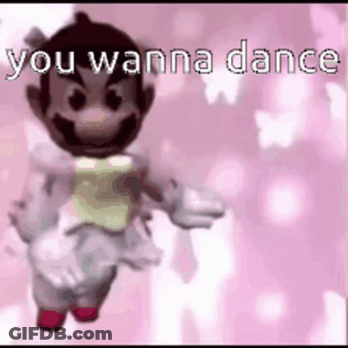 Super Mario Dancing Gracefully Meme GIF