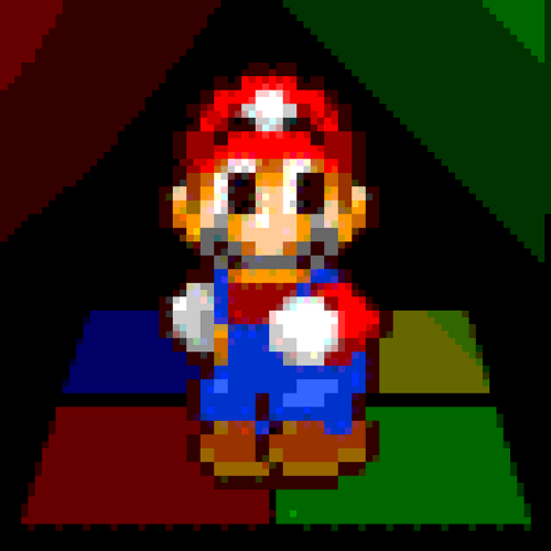 Super Mario Dancing Pixel Art GIF
