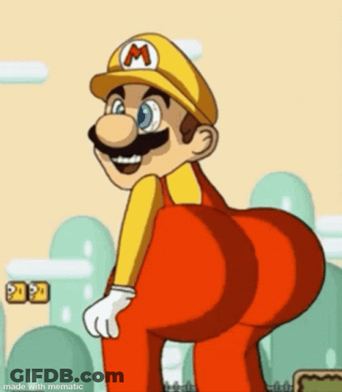 Super Mario Funny Twerk GIF