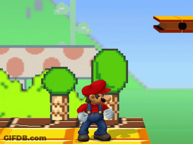 Super Mario Growing GIF
