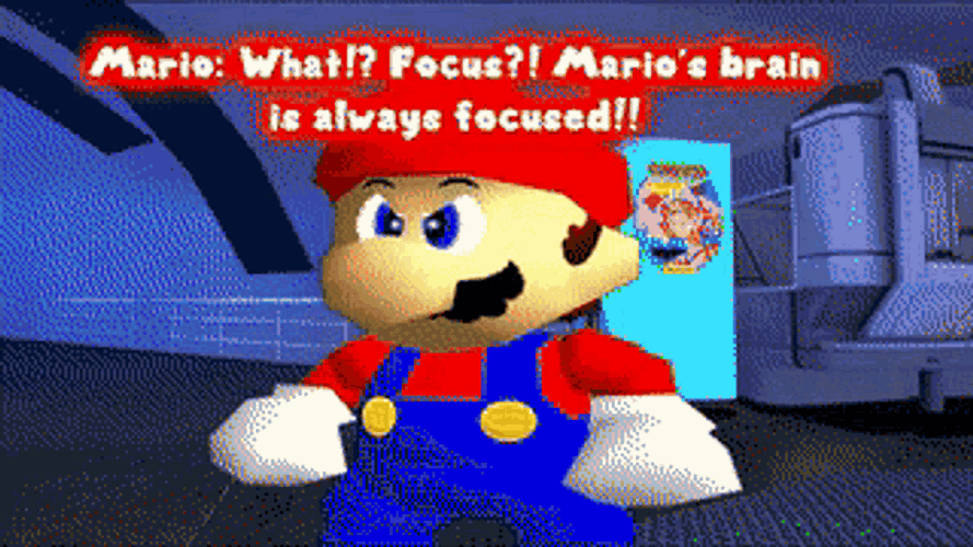 Super Mario Head Dancing GIF