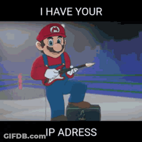 Super Mario IP Address Memes GIF