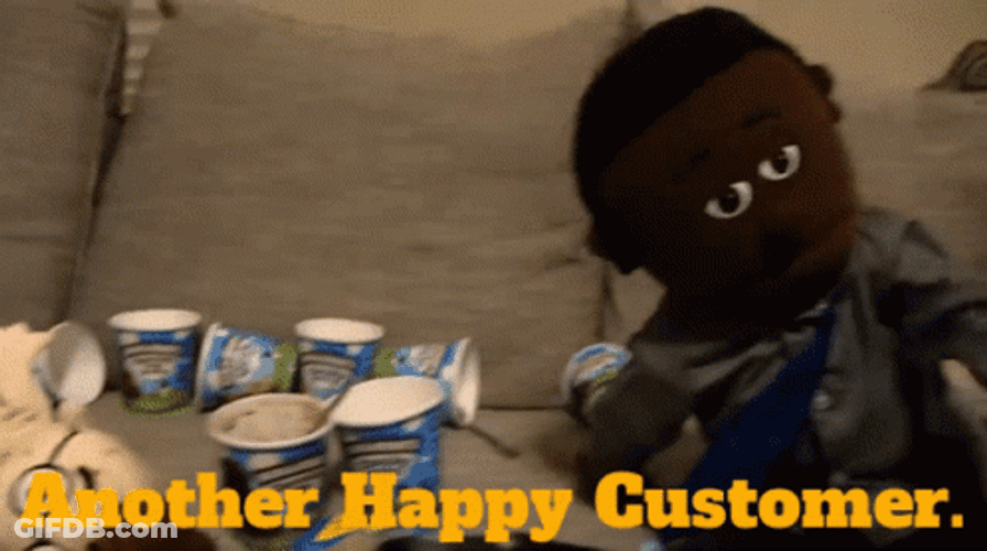 Super Mario Logan Tyrone Puppet Customer Service GIF