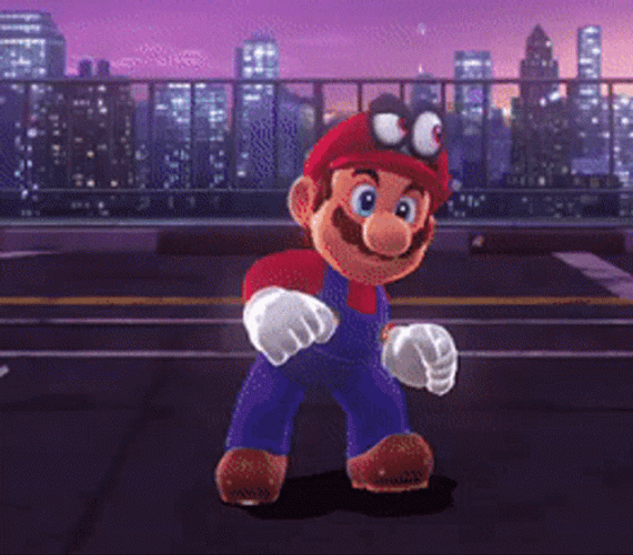 Super Mario Odyssey Happy Dancing GIF