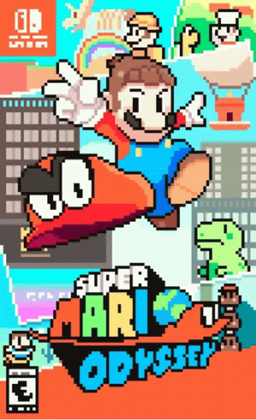 Super Mario Odyssey Hat With Eyes GIF