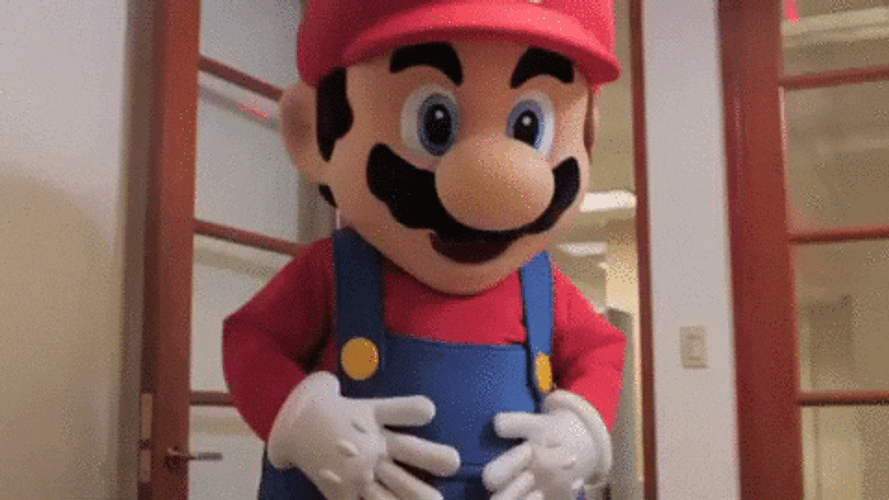Super Mario Odyssey Mascot Waving GIF