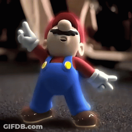 Super Mario Rock And Roll Headbang GIF