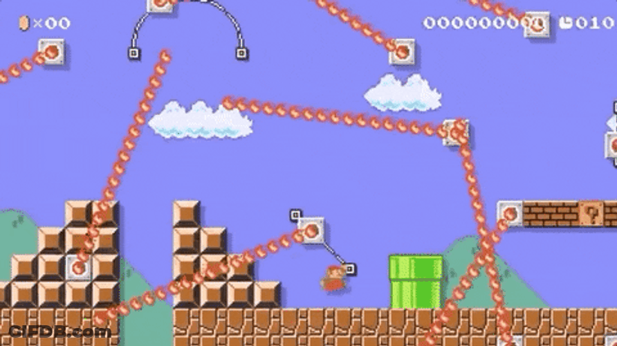 Super Mario Successfully Finished Hard Level GIF