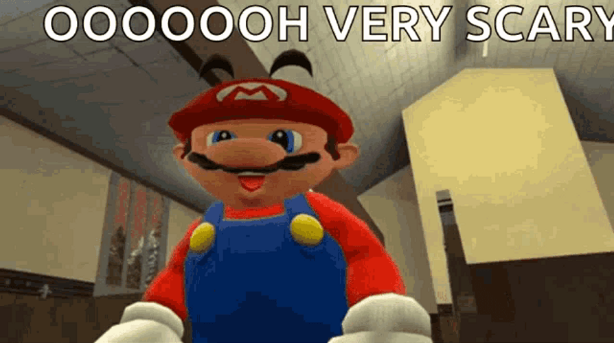 Super Mario Very Scary GIF