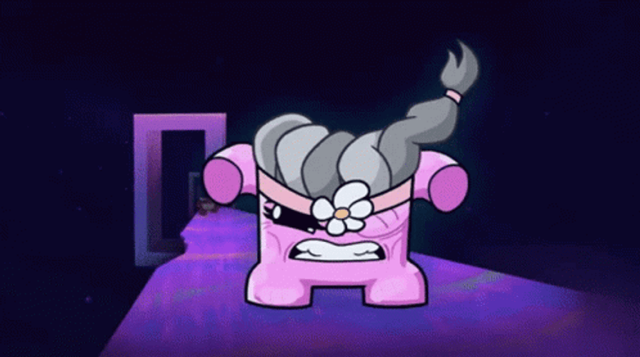 Super Meat Boy Bandage Girl Angry GIF