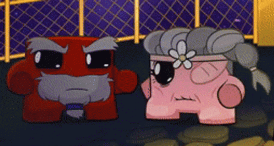 Super Meat Boy Bandage Girl Disapproval GIF