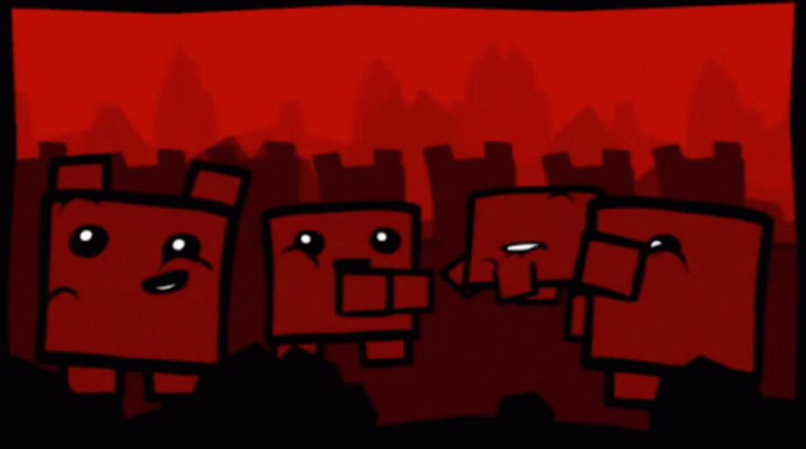 Super Meat Boy Dance Party GIF
