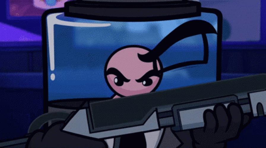 Super Meat Boy Dr Fetus Gun GIF