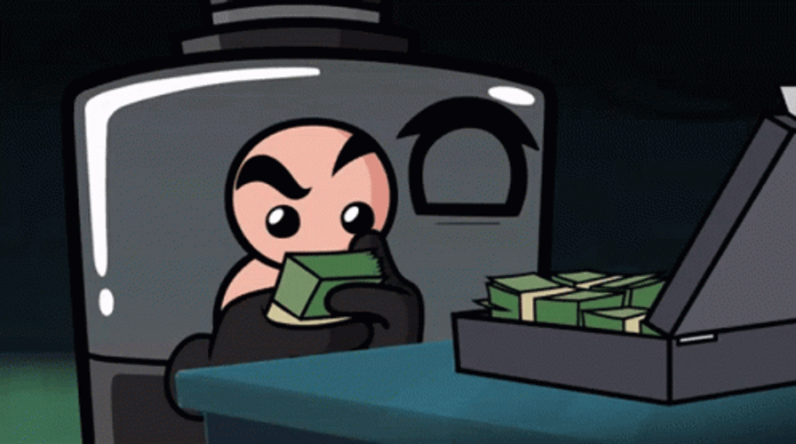 Super Meat Boy Dr. Fetus Money GIF