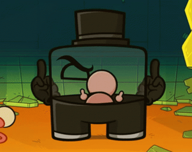 Super Meat Boy Fetus Middle Finger GIF