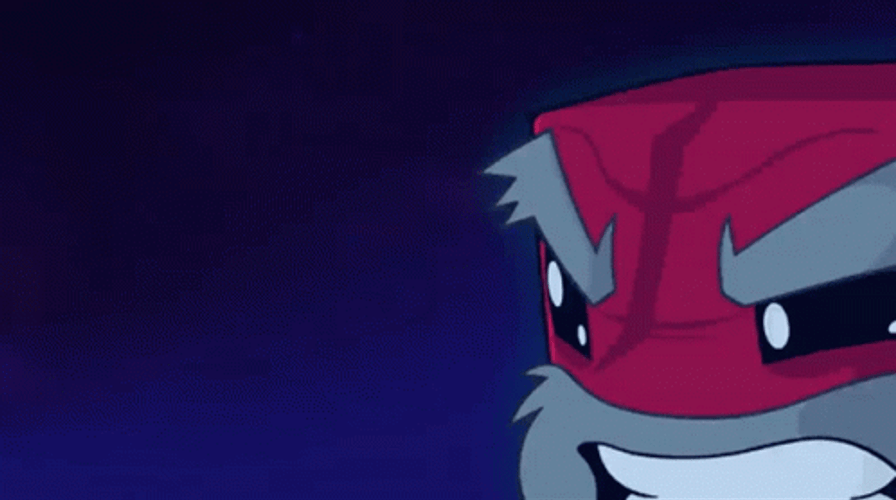 Super Meat Boy Ninja Blinking GIF