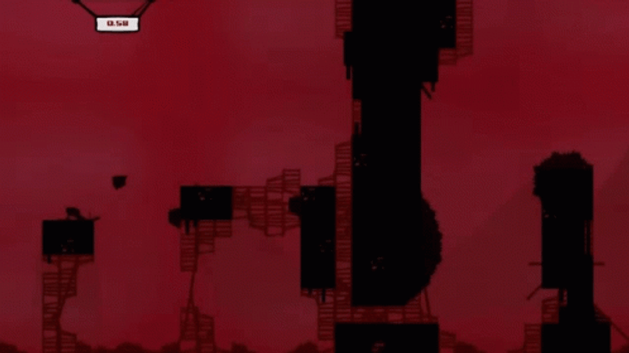 Super Meat Boy Precision Platformer GIF