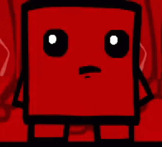 Super Meat Boy Sad GIF
