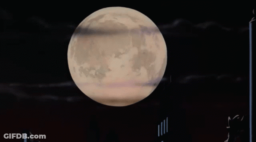 Super Moon From Animated Batman GIF