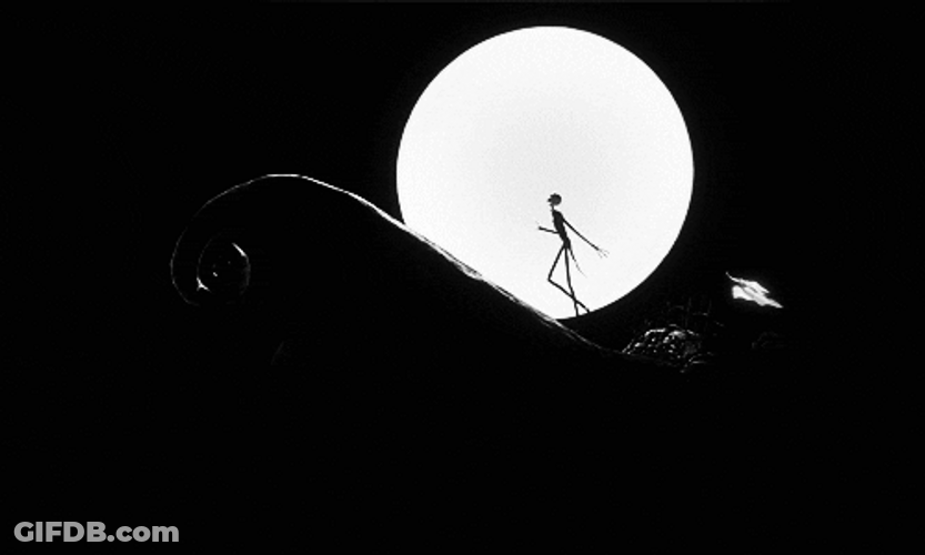 Super Moon Nightmare Before Christmas GIF