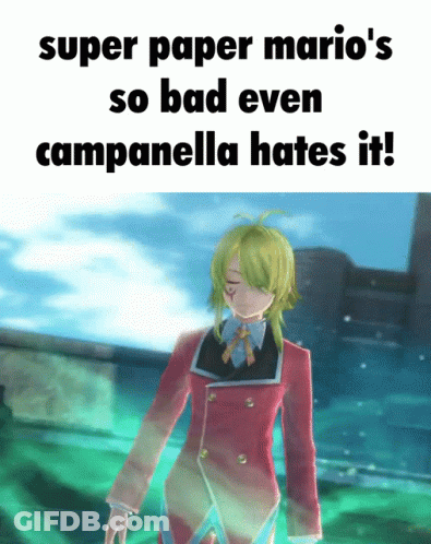 Super Paper Mario So Bad Even Campanella Hates It GIF