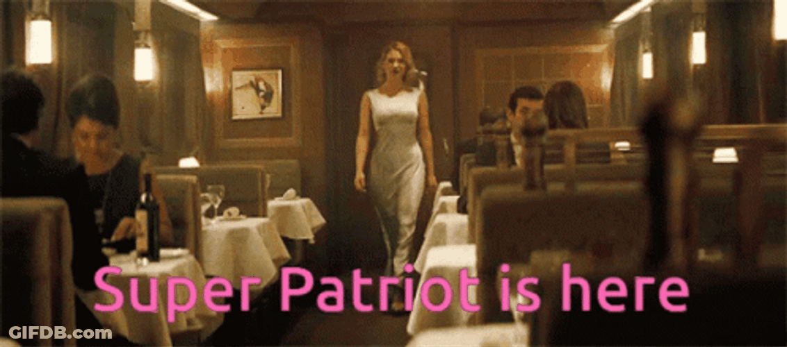 Super Patriot Is Here GIF