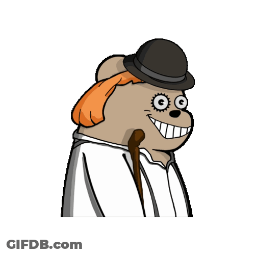 Super Rare Bears Clockwork Orange GIF