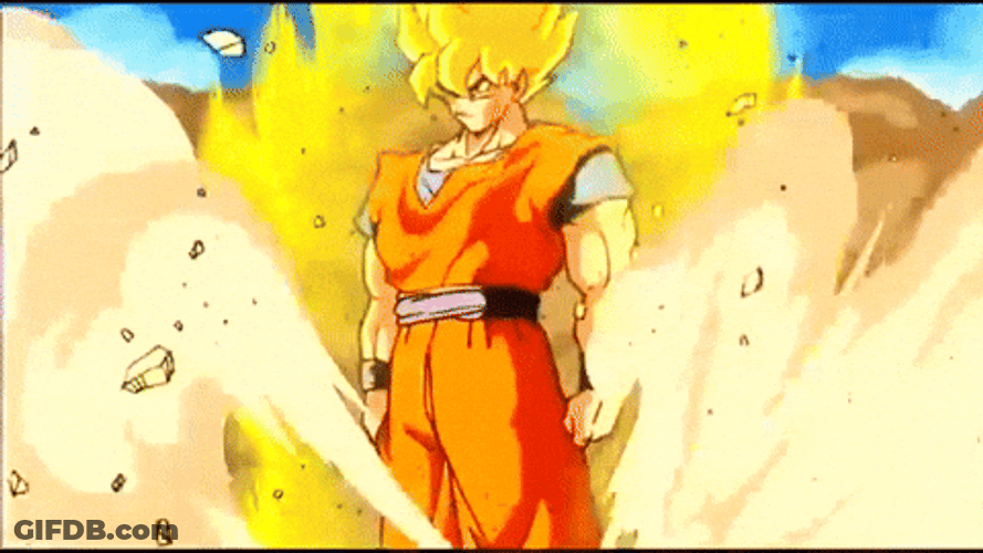 Super Saiyan Baby Goku GIF