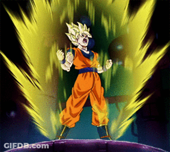 Super Saiyan Gok GIF