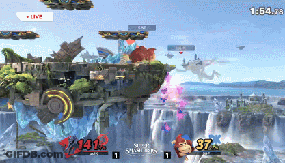Super Smash Brothers Video Game Screenshot GIF