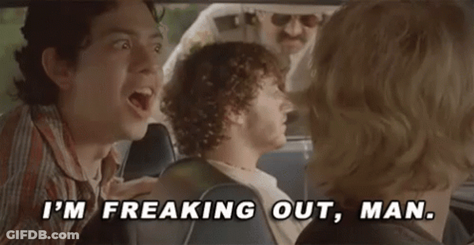 Super Troopers Freaking Out GIF