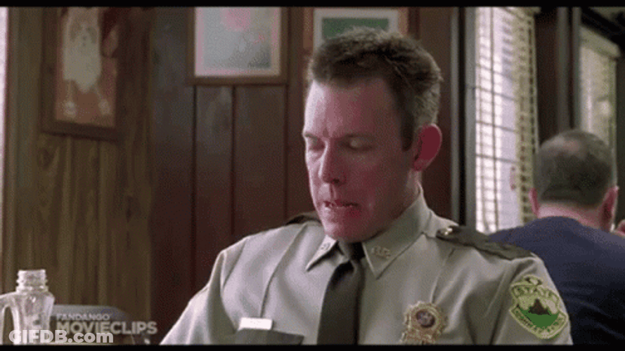 Super Troopers Man Drinking GIF