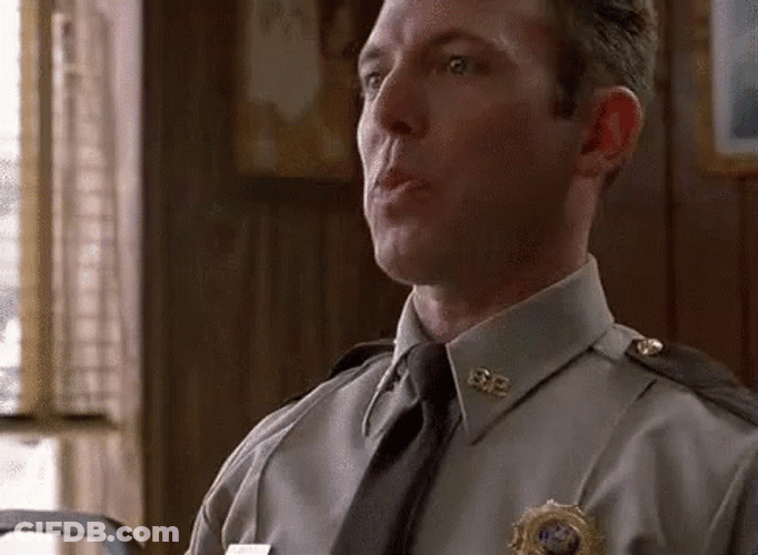 Super Troopers Shocked GIF