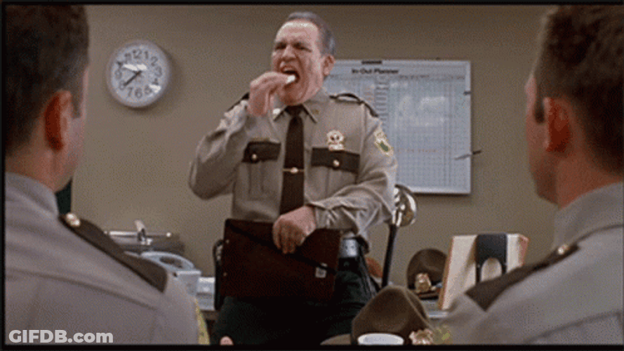 Super Troopers Spit GIF