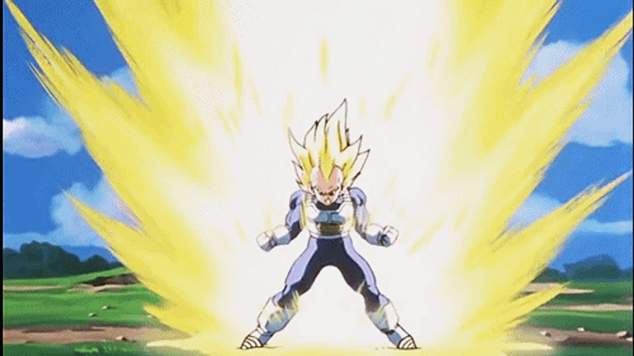 Super Vegeta Japanese Anime GIF