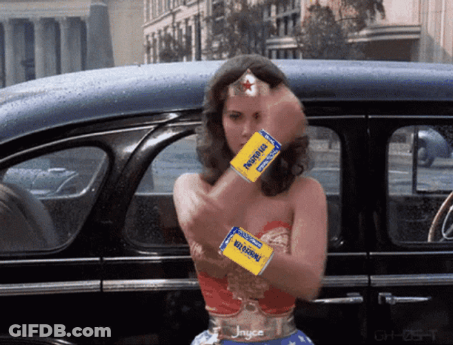 Super Woman Twisted Tea Bangle GIF