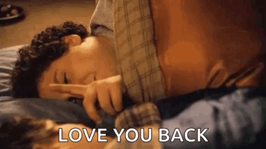 Superbad Bed Scene Love You Back GIF
