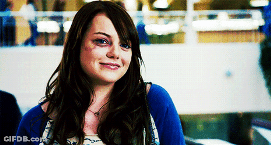 Superbad Film Emma Stone Jules Black Eye GIF