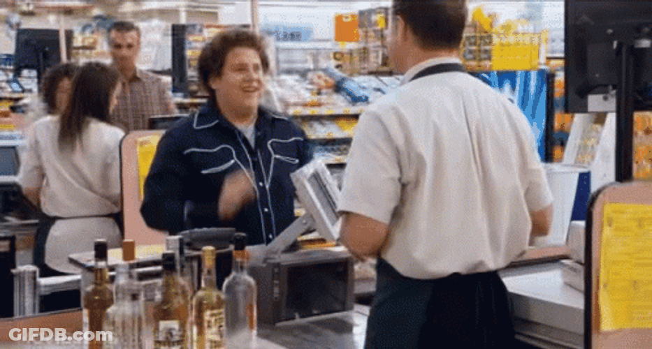 Superbad Jonah Hill In Convenience Store GIF