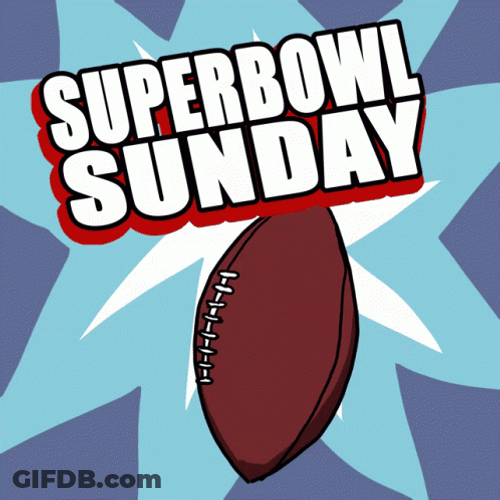 Superbowl Football Sunday GIF