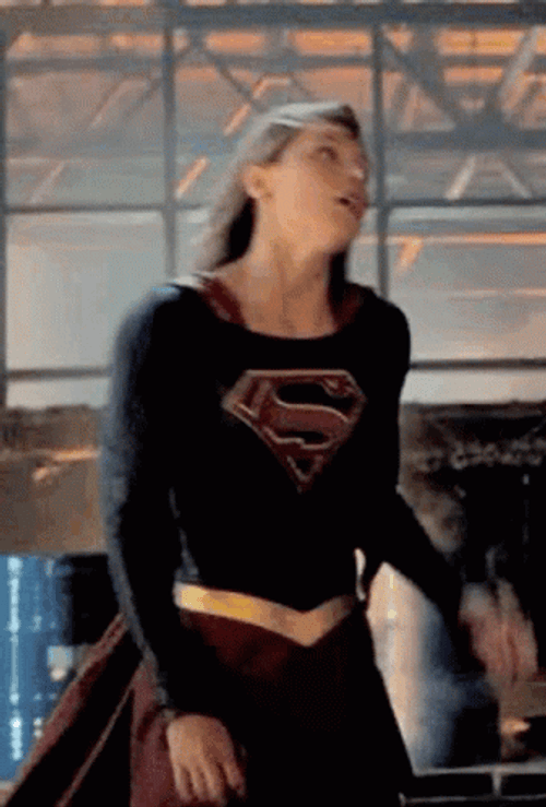 Supergirl Being Really Upset GIF