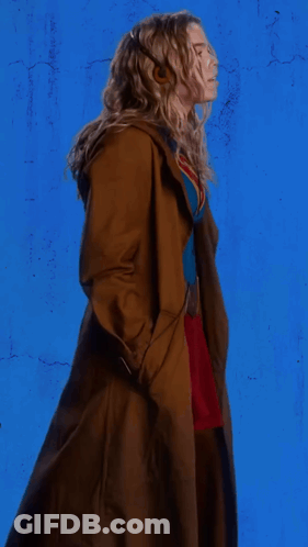 Supergirl In Red Shirt GIF