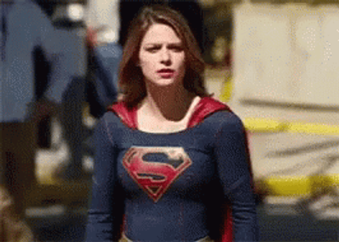 Supergirl Just Arrived GIF