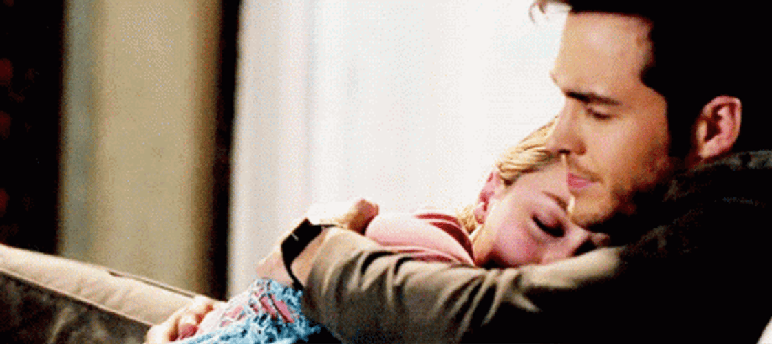 Supergirl Mon-El And Kara Cuddling GIF