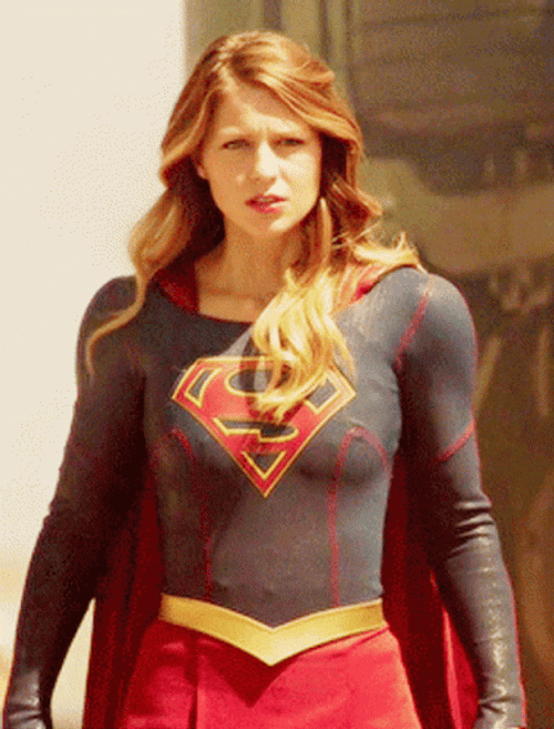 Supergirl Ready To Fight GIF