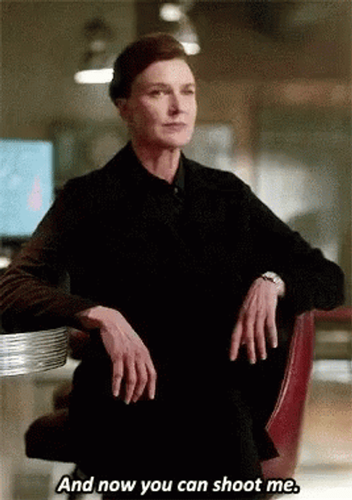 Supergirl Shoot Me GIF